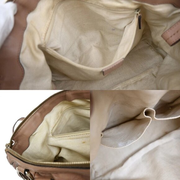 GUCCI Sukey Guccissima GG Pattern 2Way Shoulder Bag Leather Pink GHW - Picture 10 of 16